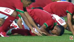 Dua Gol Evan Dimas Bawa Garuda Muda Unggul di Babak Pertama