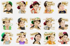 Teuku Rassya Ada di Stiker WeChat