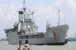 TNI AL Bantu Pengamanan Arus Mudik di Merak-Bakaheuni