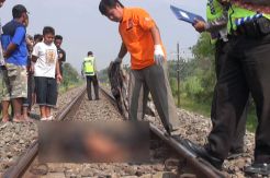 Seorang Pemuda di Jombang Tewas Tertabrak Kereta Api