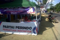 Pijat Gratis di Posko Mudik Perindo Subang