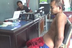 Tersangka Mengaku Membacok Akibat Terganggu Suara Barongan