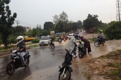 Banjir di Kota Batam, Banyak Motor Mogok di Jalan R Suprapto
