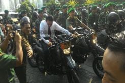 Pemprov DKI Berikan Ratusan Motor untuk Kodam Jaya
