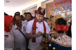 Hadir di Bengkulu, HT Disambut Yel-yel Perindo
