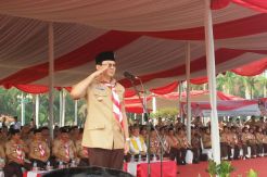 HUT ke-54 Gerakan Pramuka, Ini Harapan Ahok