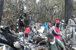 Pelajar Jayapura Doa Bersama untuk Korban Trigana