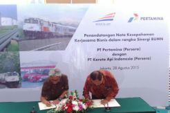 Pertamina Sewa Lahan KAI Salurkan LNG