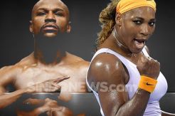 Pesona Serena Williams Goda Mayweather Jr