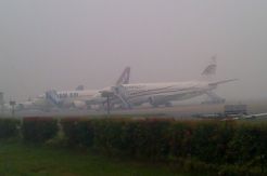 Kabut Asap Lumpuhkan Bandara Supadio