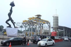 Pengeboran MRT Dimulai, Arus Lalin di Senayan Padat