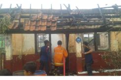 Empat Ruang Kelas SD Cilampang Ludes Terbakar