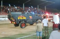 Suporter PSM Murka, Skuat Mitra Kukar Diangkut Barracuda