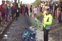 Dua Orang Tewas Disambar KA Logawa