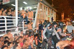Puluhan Jakmania Nekat Akan Cegat Konvoi Bus Bobotoh