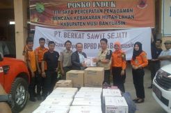 PT BSS Salurkan Bantuan bagi Korban Kabut Asap di Muba