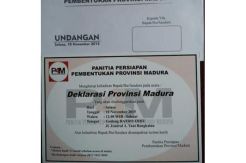 Beredar Undangan Deklarasi Provinsi Madura di Surabaya