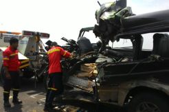 Kecepatan Elf Maut Diduga di Atas 100 KM per Jam