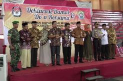 Cegah Gesekan, Calon Bupati Kendal Deklarasi Pilkada Damai