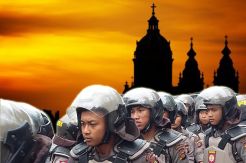 Polres Serang Sebar 300 Personel Amankan Gereja