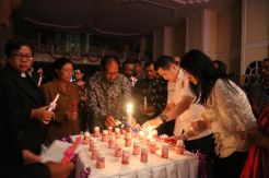 HT Hadiri Perayaan Natal Nasional Partai Perindo