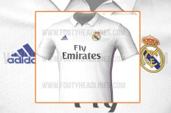 Terkesan Retro, Ini Bocoran Kostum Home Madrid Musim 2016/2017