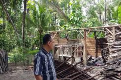Gudang Gabah Milik Warga Terbakar