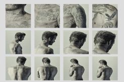 See Beckham Shirtless Pose