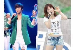 Taeyeon SNSD & Jung Yong Hwa CNBLUE Saling Tebar Senyuman