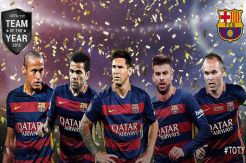 Didominasi Barca, Ini Team of The Year Eropa 2015