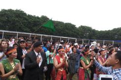 Tarian dan Aksi Bela Diri Ramaikan Apel Kebhinekaan Lintas Iman