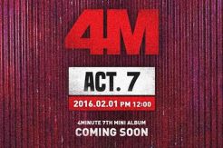 Album Comeback 4Minute Rilis 1 Februari