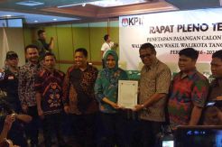 Airin-Benyamin Ditetapkan Pemenang Pilkada Tangsel