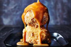 Resep Akhir Pekan Sehat, Bola Es Krim Saus Karamel