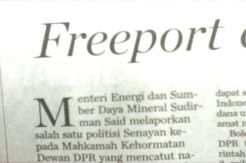Alasan DPR Perlu Bentuk Pansus Freeport