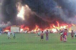 Pasar Sedandang Pamekasan Terbakar