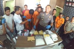 Polres Parepare Sita 10 Kilogram Sabu