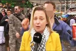 TV Reporter Being Sexually Assaulted When on Air in Cologne Festival