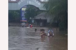 Diguyur Hujan Deras 4 Jam, Depok Terendam Banjir