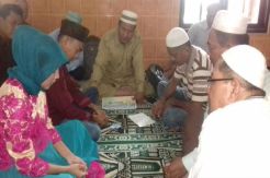 Tahanan Narkoba Nikah di Masjid Polres Labuhanbatu