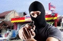 Mantan Anggota TNI Terekam Kamera Merampok Minimarket