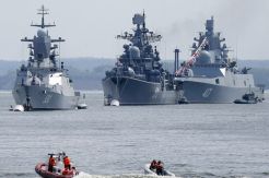 Kapal Perang Rusia Bersenjata Rudal Jelajah Tiba di Suriah