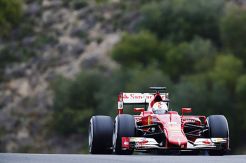 In Barcelona, Vettel Fastest Ahead from Hamilton