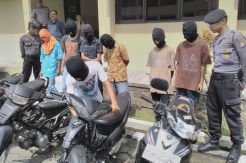 Terlibat Curanmor, Delapan Pelajar Ditangkap Polisi