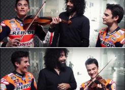 Marquez dan Pedrosa Berguru pada Pemain Biola Ara Malikian