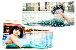 Adorable... See Vietnamese Littlest Chubby Mermaid