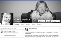 Tersandung Kasus Doping, Sharapova Curhat di Facebook