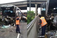 Truk Pecah Ban, 3 Orang Tewas di Jalan Tol Cikampek