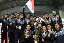 Susunan Pemain Tim Thomas-Uber Indonesia