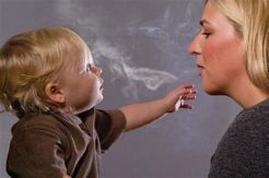 Ibu Perokok Picu Anak Terkena Penyakit Paru
